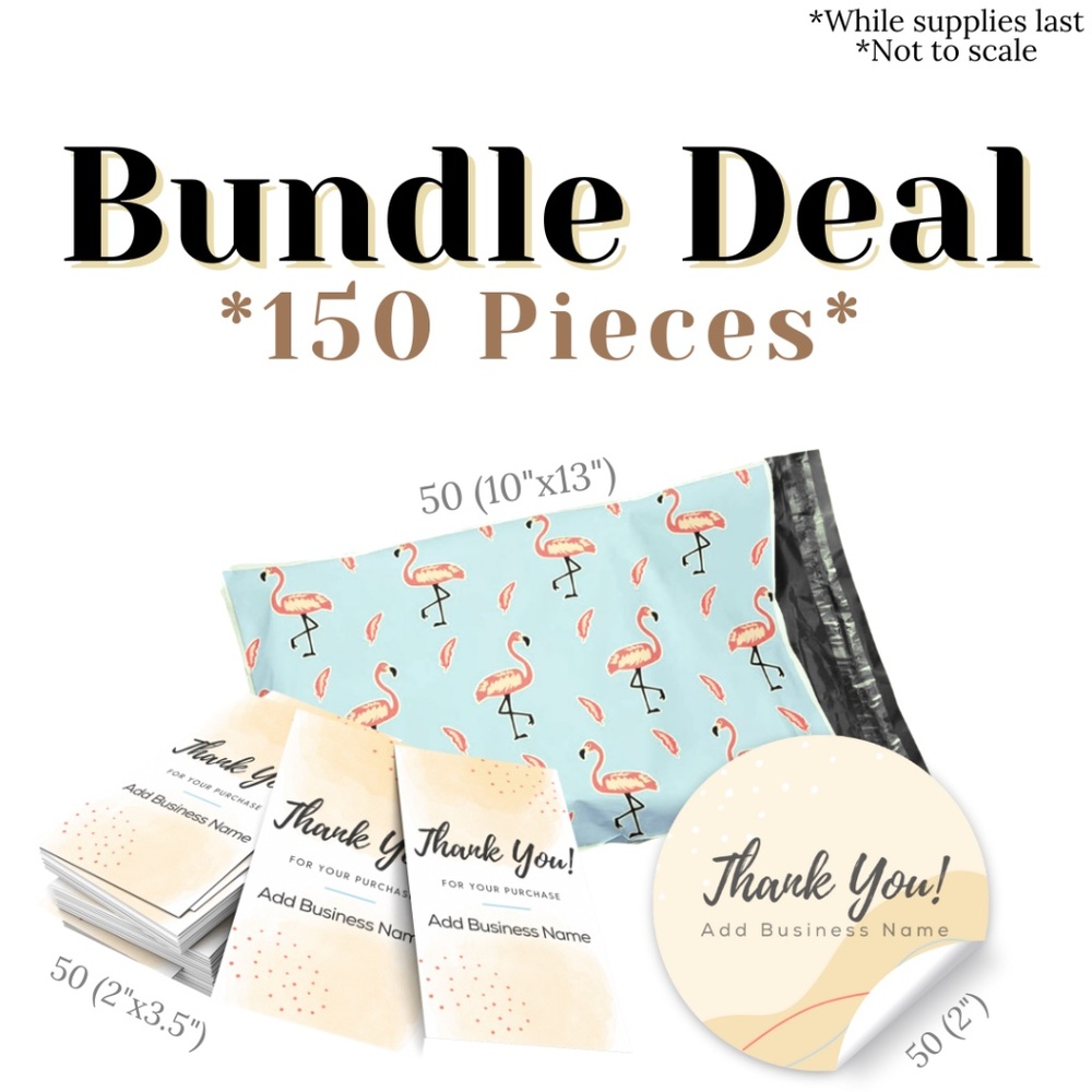 Shipping Supplies Bundle Deal 150 pcs